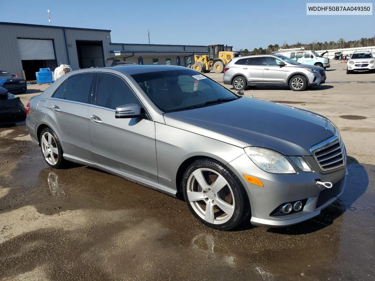 2010 Mercedes-Benz E 350 VIN: WDDHF5GB7AA049350 Lot: 75630314