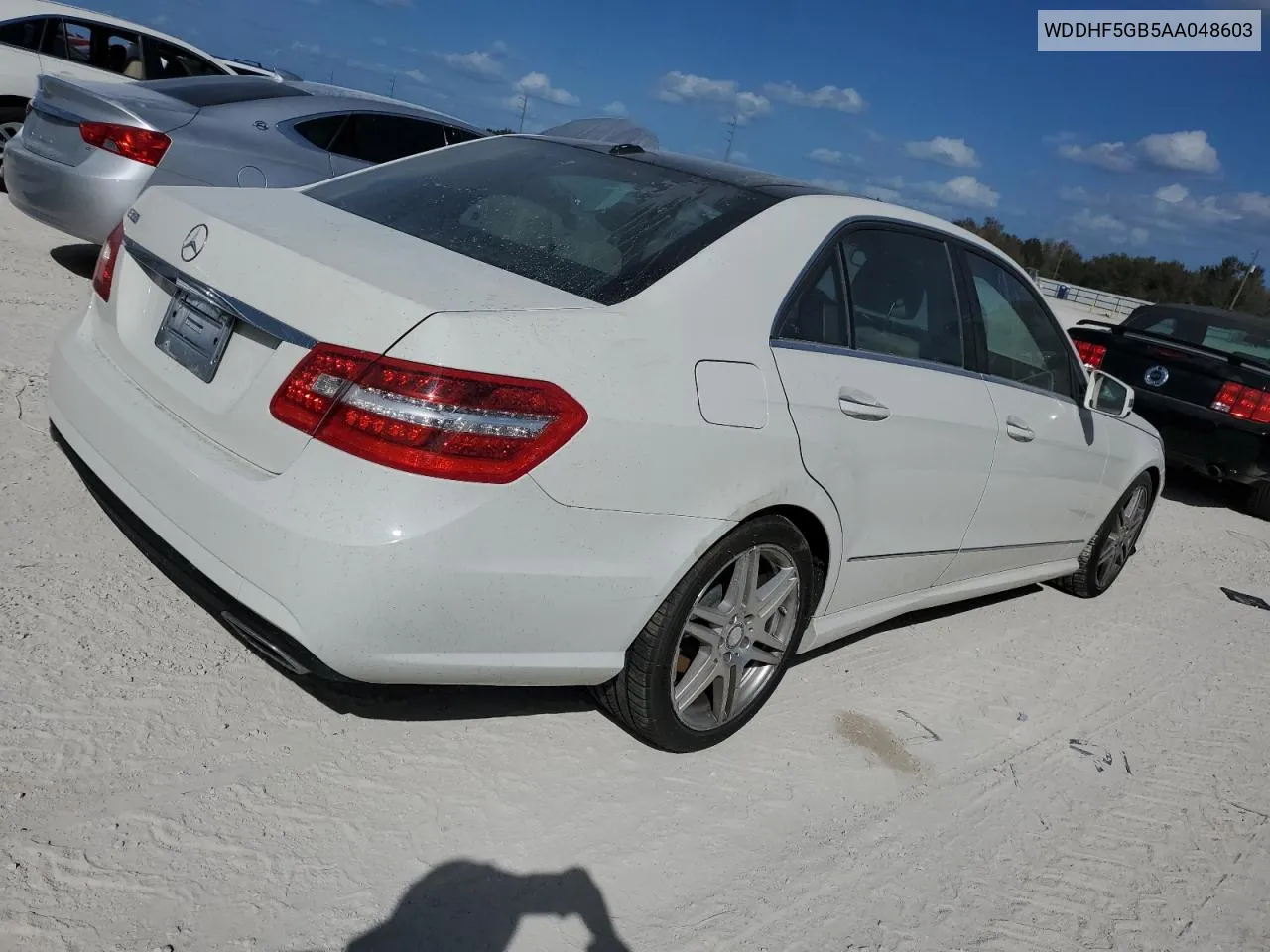 2010 Mercedes-Benz E 350 VIN: WDDHF5GB5AA048603 Lot: 76523834