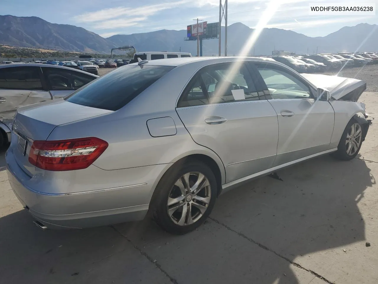 2010 Mercedes-Benz E 350 VIN: WDDHF5GB3AA036238 Lot: 77026994