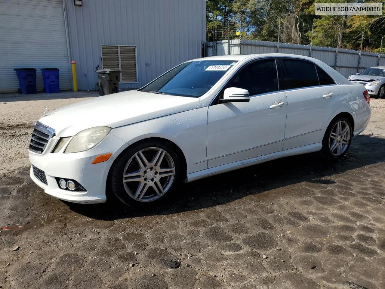 2010 Mercedes-Benz E 350 VIN: WDDHF5GB7AA040888 Lot: 77141554