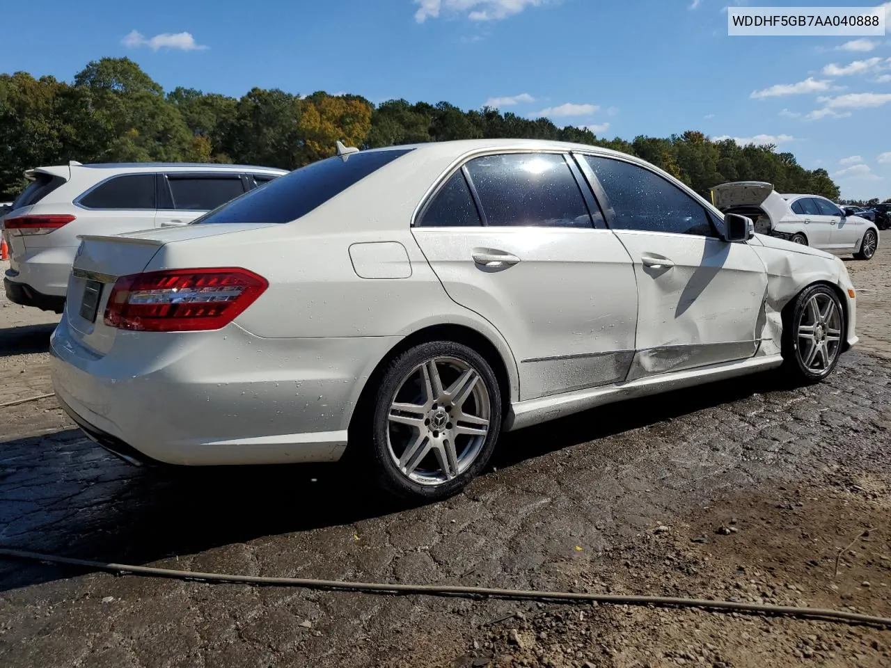 2010 Mercedes-Benz E 350 VIN: WDDHF5GB7AA040888 Lot: 77141554