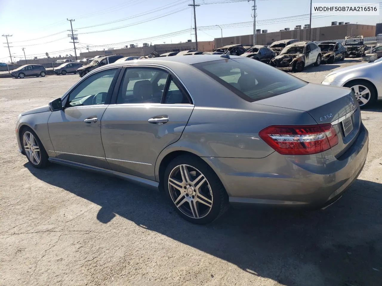 2010 Mercedes-Benz E 350 VIN: WDDHF5GB7AA216516 Lot: 77414524