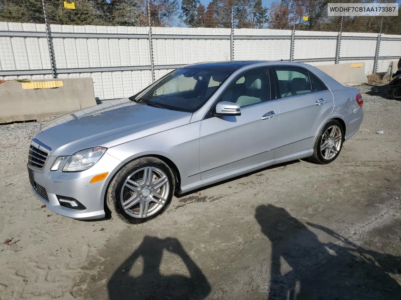 2010 Mercedes-Benz E 550 VIN: WDDHF7CB1AA173387 Lot: 77878234