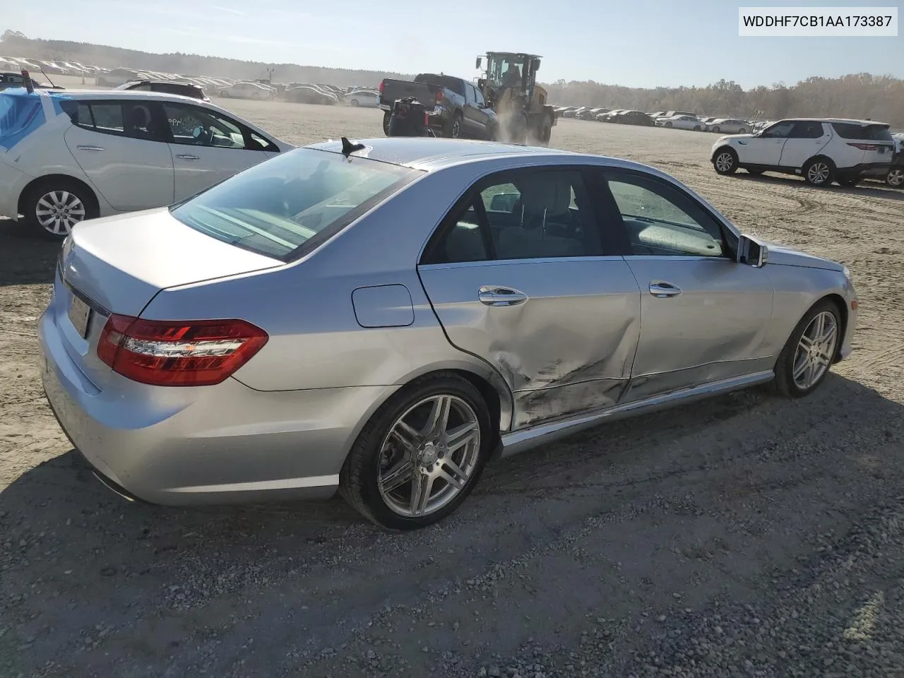 2010 Mercedes-Benz E 550 VIN: WDDHF7CB1AA173387 Lot: 77878234