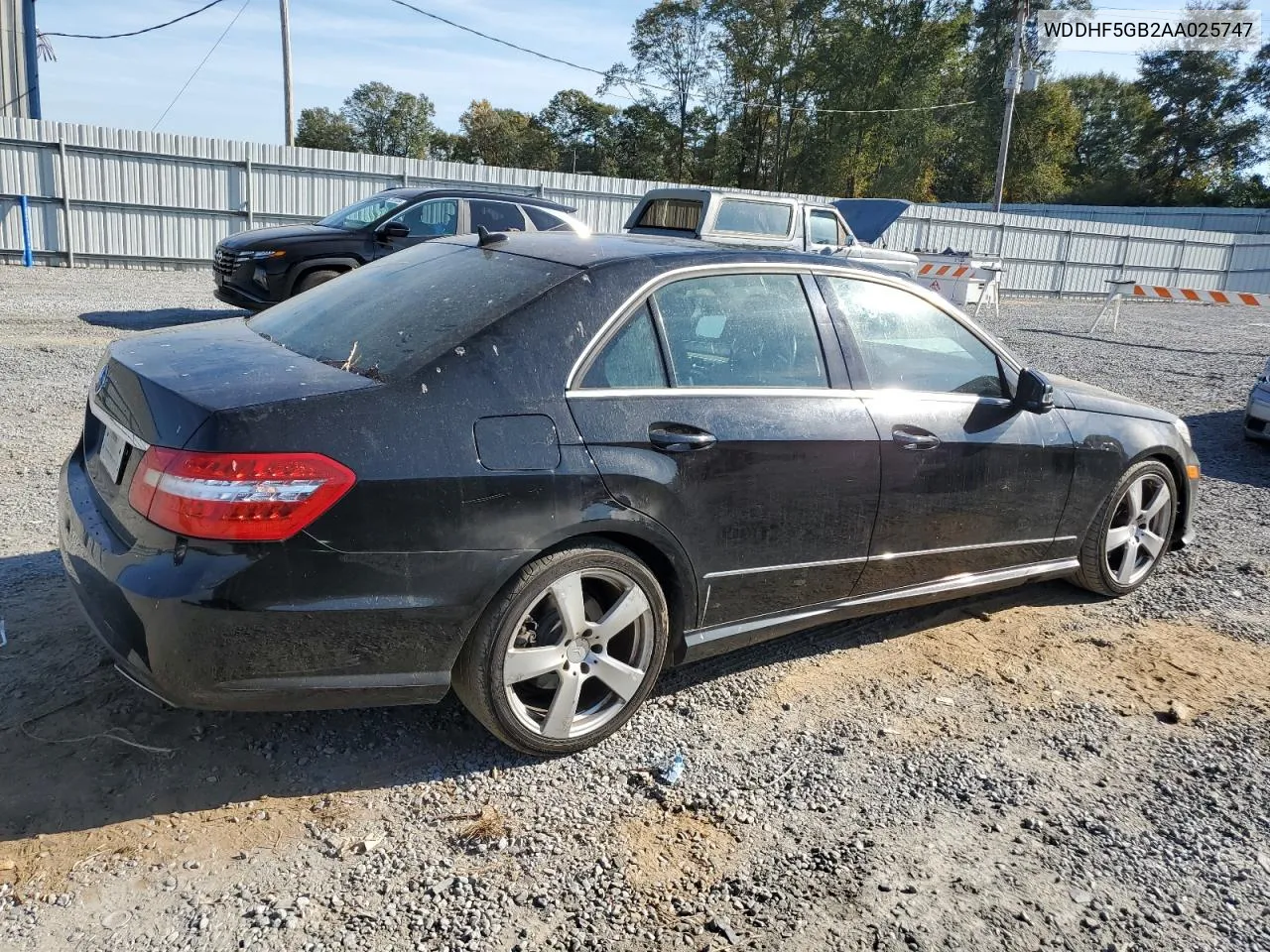 2010 Mercedes-Benz E 350 VIN: WDDHF5GB2AA025747 Lot: 78072254