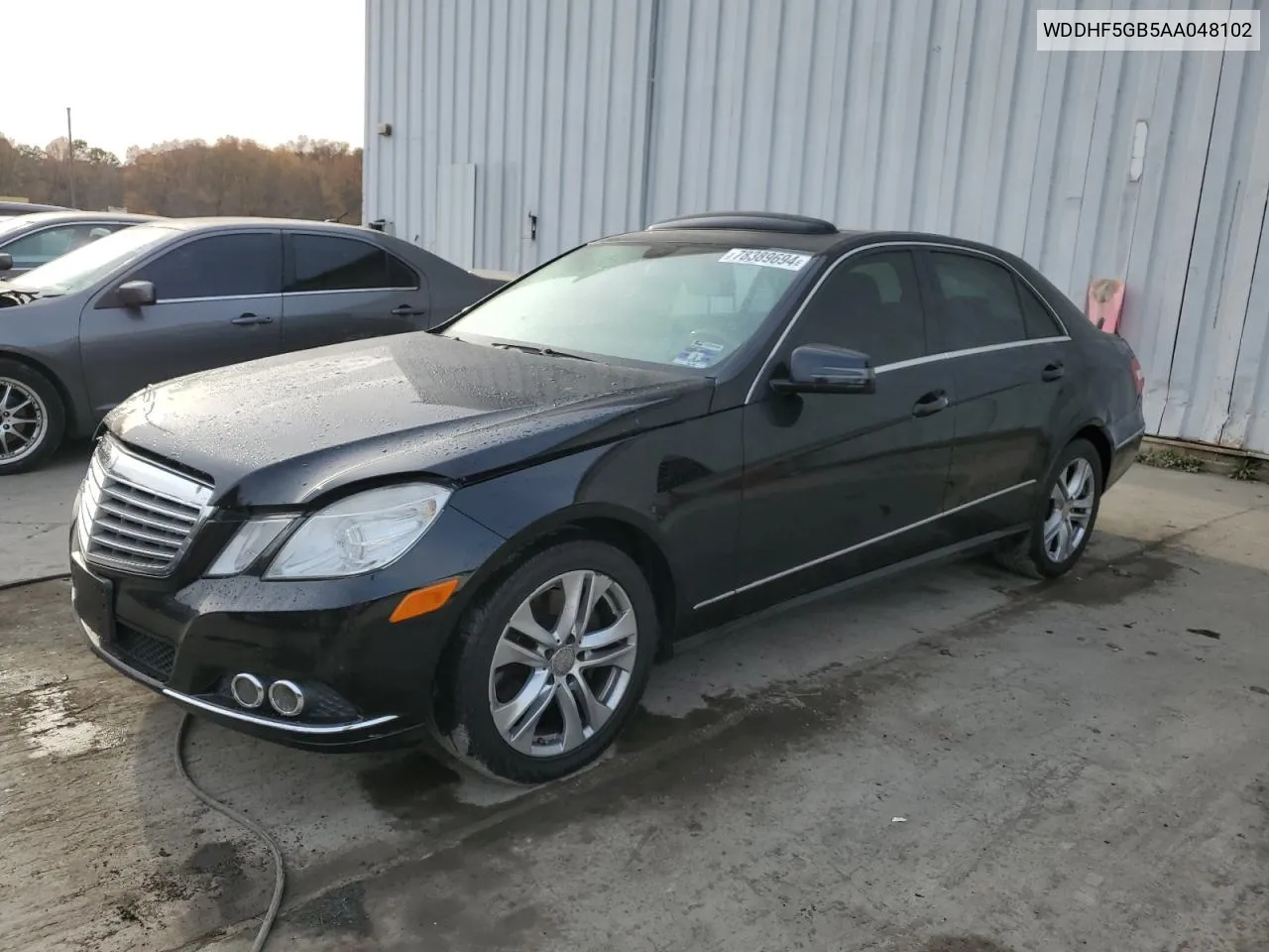 2010 Mercedes-Benz E 350 VIN: WDDHF5GB5AA048102 Lot: 78389694