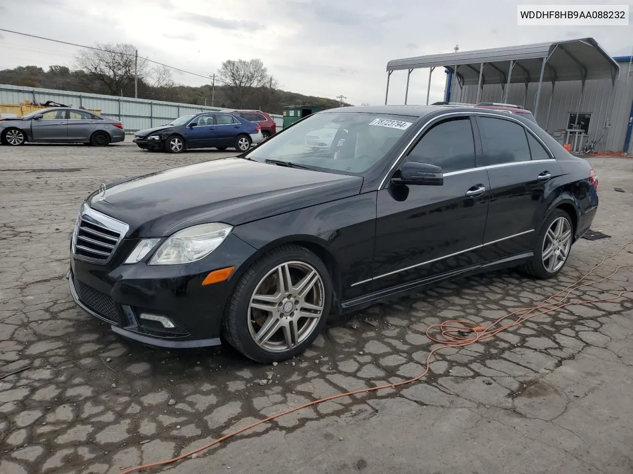 2010 Mercedes-Benz E 350 4Matic VIN: WDDHF8HB9AA088232 Lot: 78723794