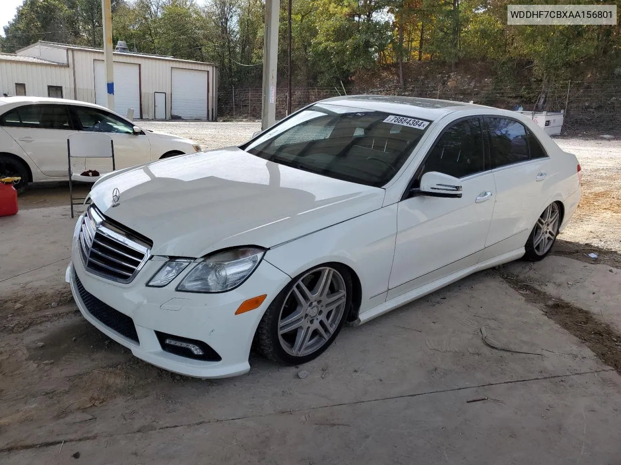 2010 Mercedes-Benz E 550 VIN: WDDHF7CBXAA156801 Lot: 78884384