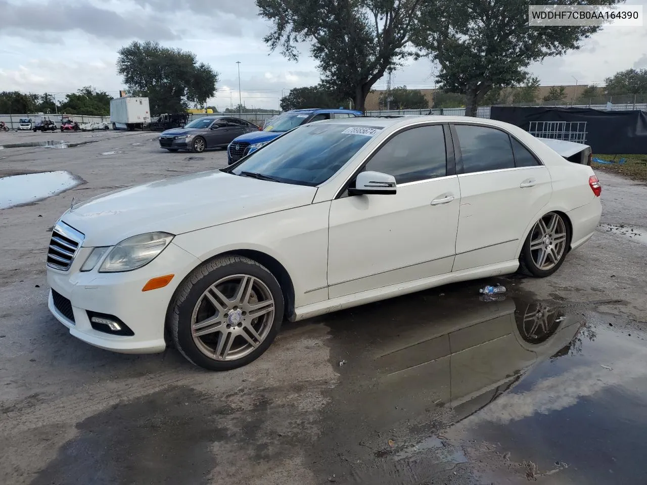 2010 Mercedes-Benz E 550 VIN: WDDHF7CB0AA164390 Lot: 78985674