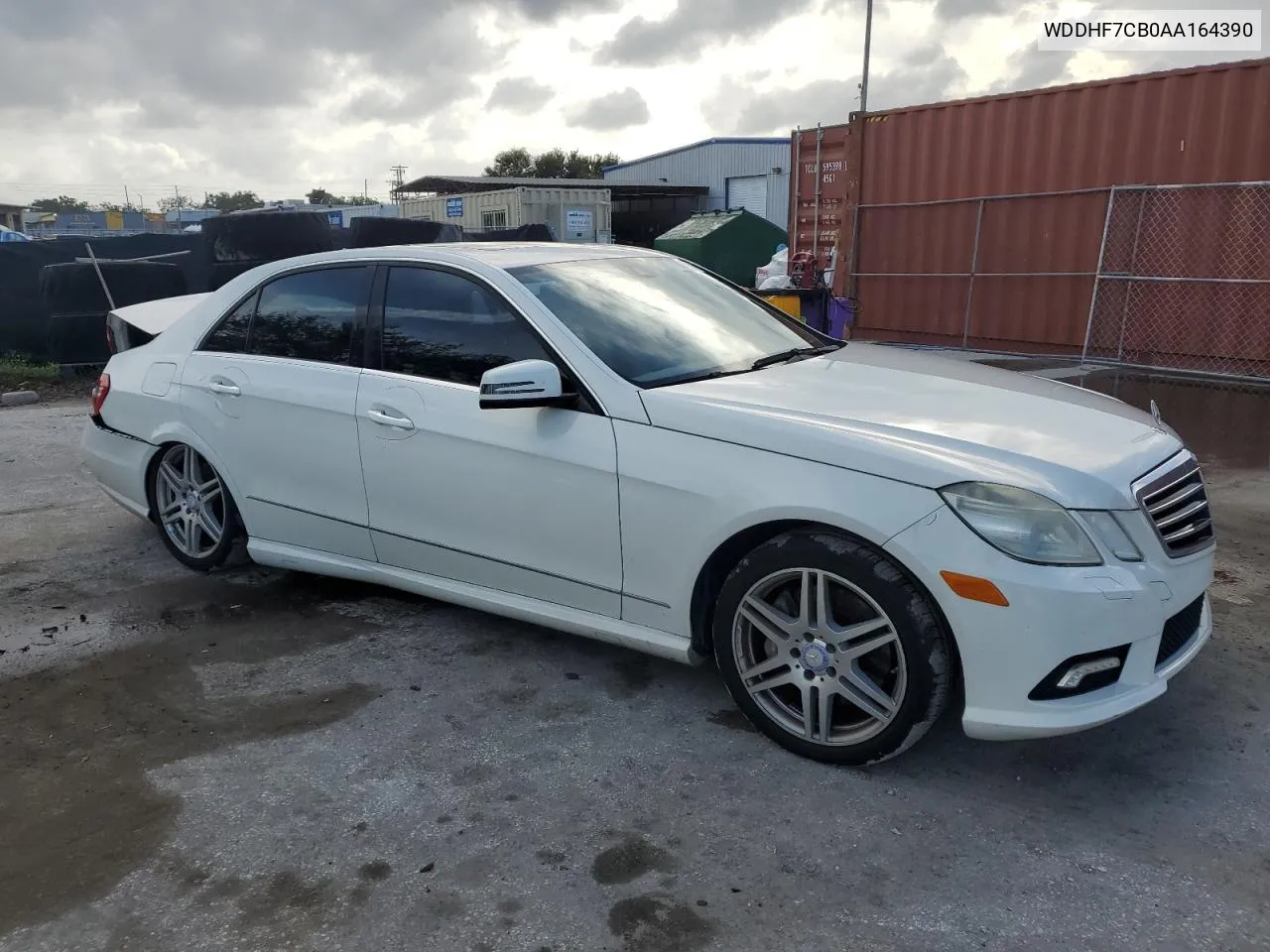 2010 Mercedes-Benz E 550 VIN: WDDHF7CB0AA164390 Lot: 78985674