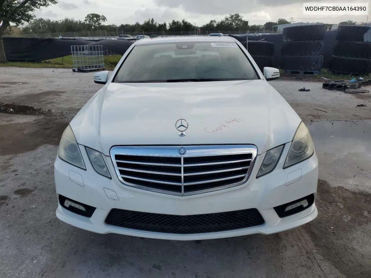 2010 Mercedes-Benz E 550 VIN: WDDHF7CB0AA164390 Lot: 78985674