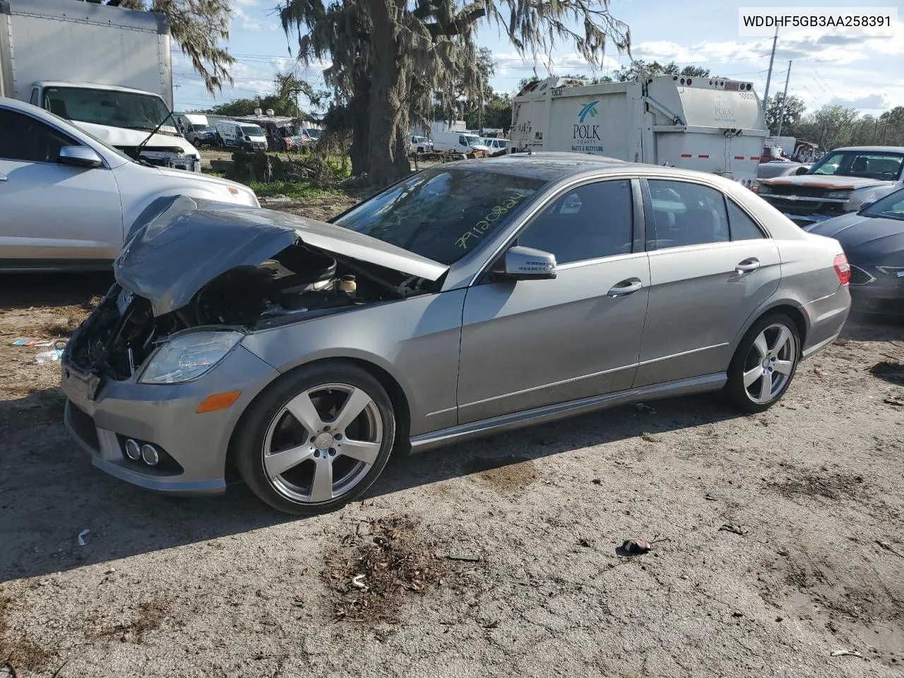 2010 Mercedes-Benz E 350 VIN: WDDHF5GB3AA258391 Lot: 79120824