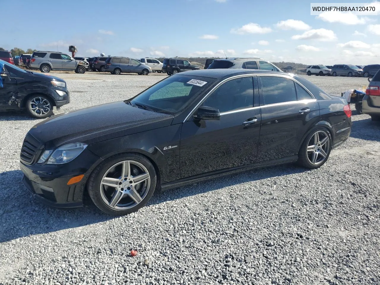 2010 Mercedes-Benz E 63 Amg VIN: WDDHF7HB8AA120470 Lot: 80325944