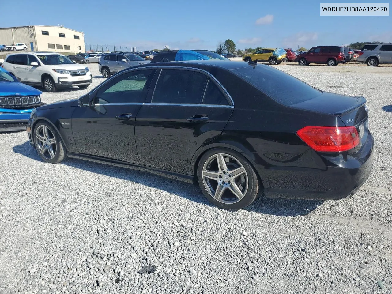 2010 Mercedes-Benz E 63 Amg VIN: WDDHF7HB8AA120470 Lot: 80325944