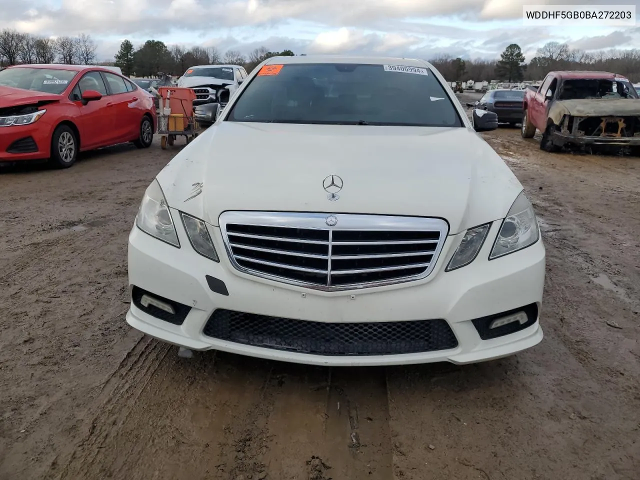 WDDHF5GB0BA272203 2011 Mercedes-Benz E 350