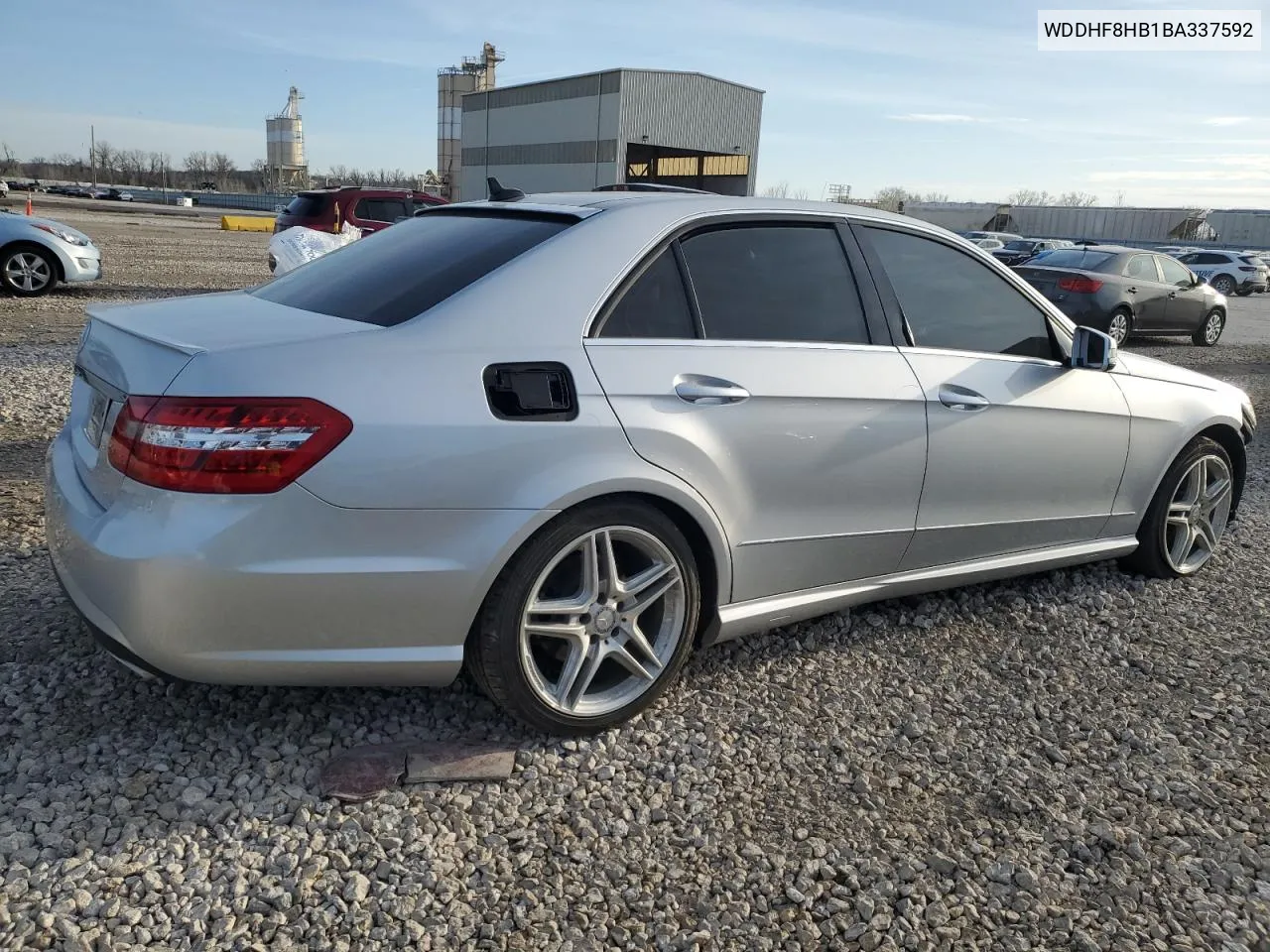 2011 Mercedes-Benz E 350 4Matic VIN: WDDHF8HB1BA337592 Lot: 48924624