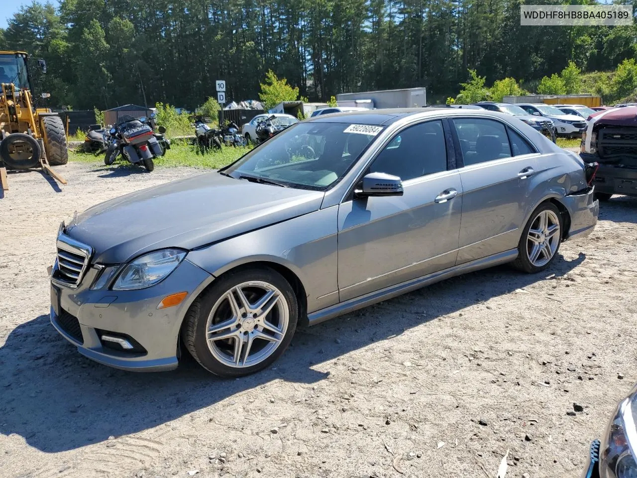 2011 Mercedes-Benz E 350 4Matic VIN: WDDHF8HB8BA405189 Lot: 59226084