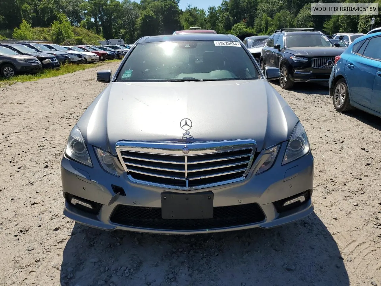 2011 Mercedes-Benz E 350 4Matic VIN: WDDHF8HB8BA405189 Lot: 59226084