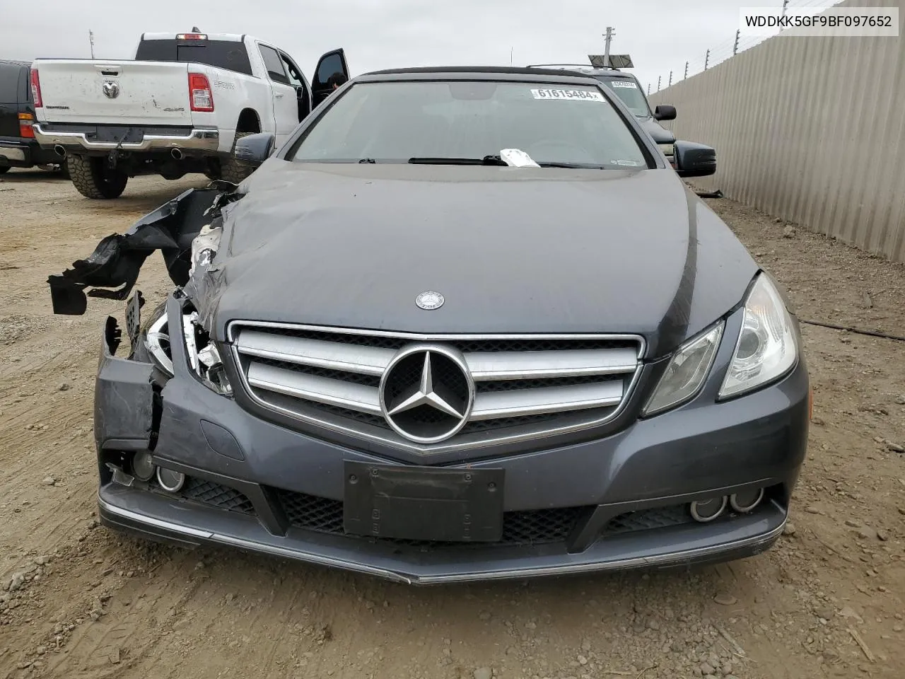 2011 Mercedes-Benz E 350 VIN: WDDKK5GF9BF097652 Lot: 61615484