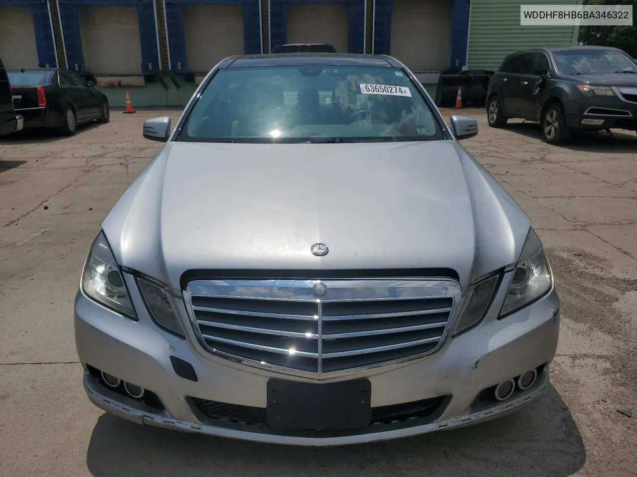 2011 Mercedes-Benz E 350 4Matic VIN: WDDHF8HB6BA346322 Lot: 63650274