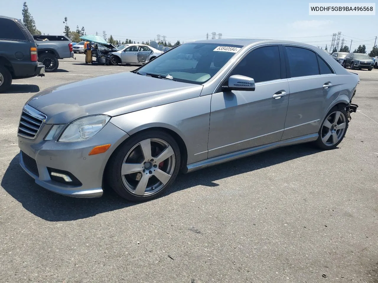 2011 Mercedes-Benz E 350 VIN: WDDHF5GB9BA496568 Lot: 63840594