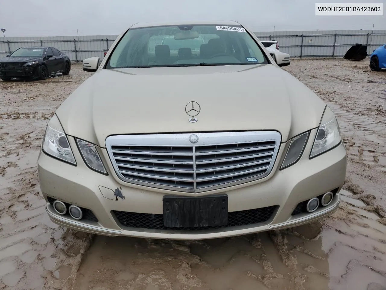 2011 Mercedes-Benz E 350 Bluetec VIN: WDDHF2EB1BA423602 Lot: 64600424