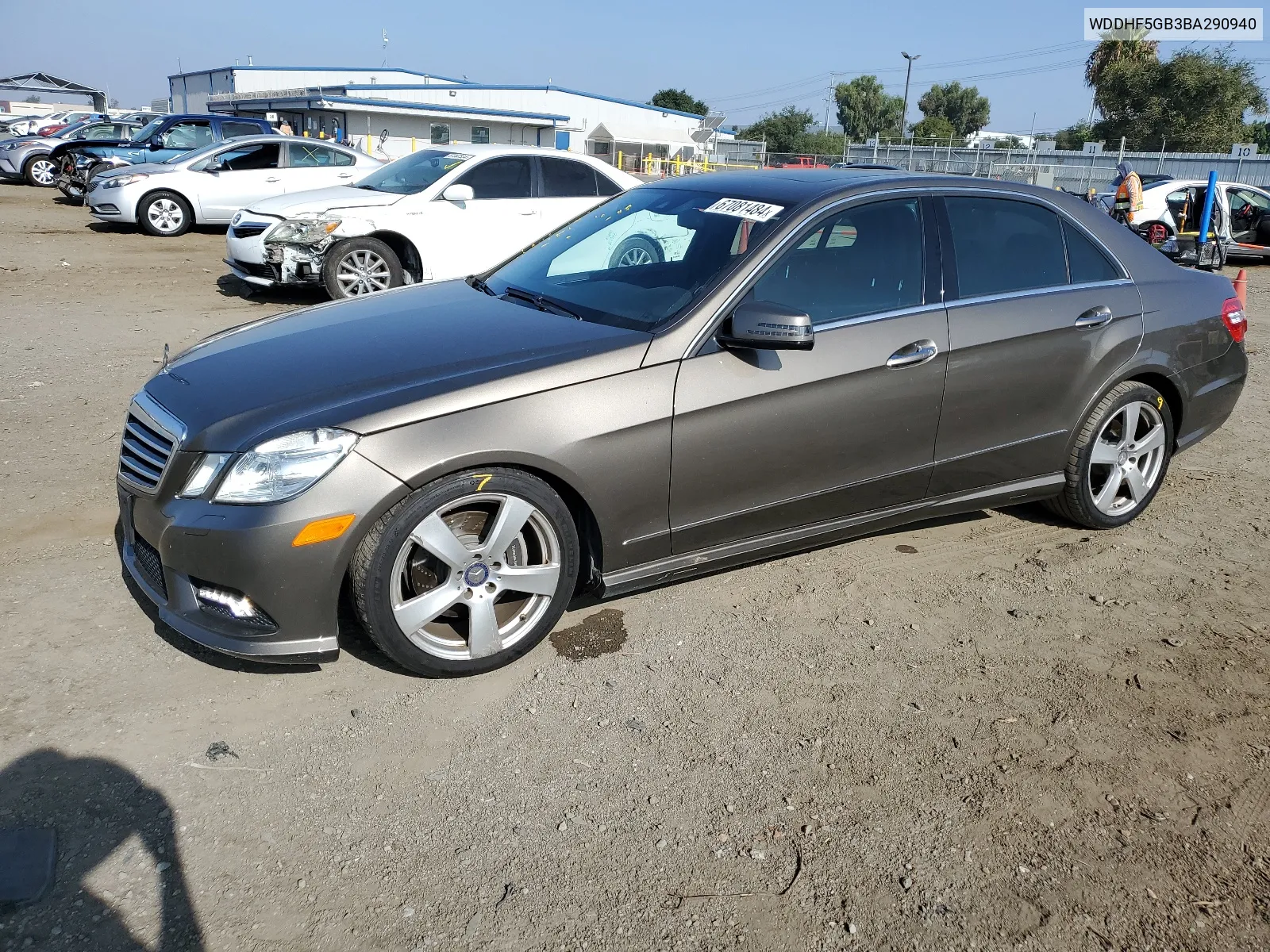 2011 Mercedes-Benz E 350 VIN: WDDHF5GB3BA290940 Lot: 67081484