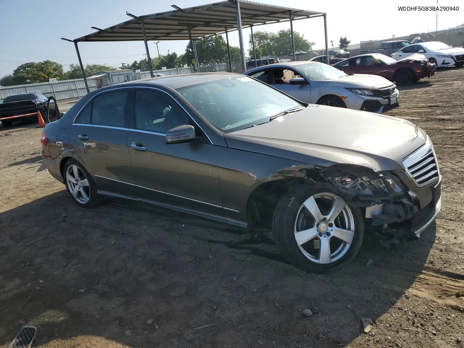 2011 Mercedes-Benz E 350 VIN: WDDHF5GB3BA290940 Lot: 67081484