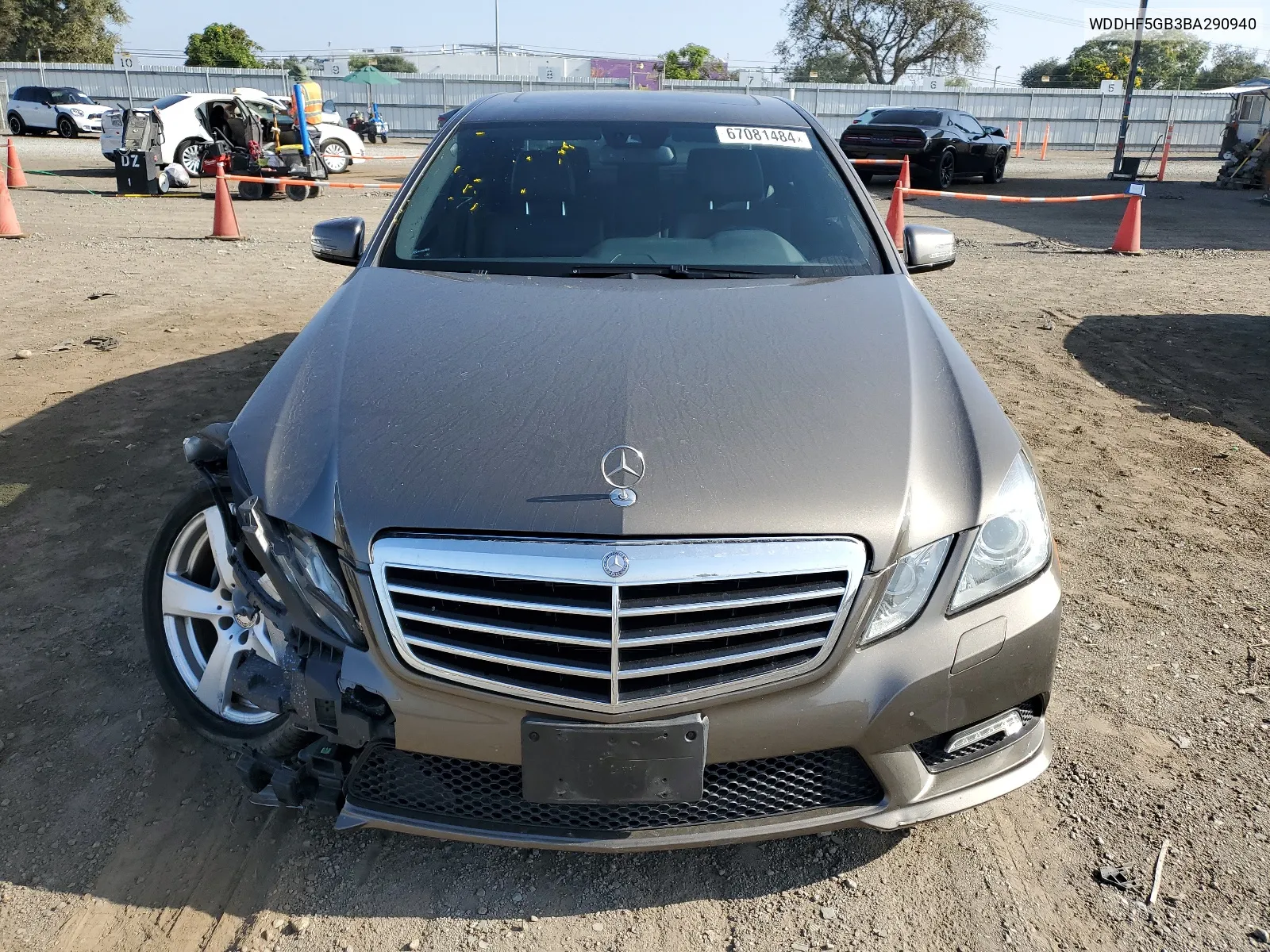 2011 Mercedes-Benz E 350 VIN: WDDHF5GB3BA290940 Lot: 67081484