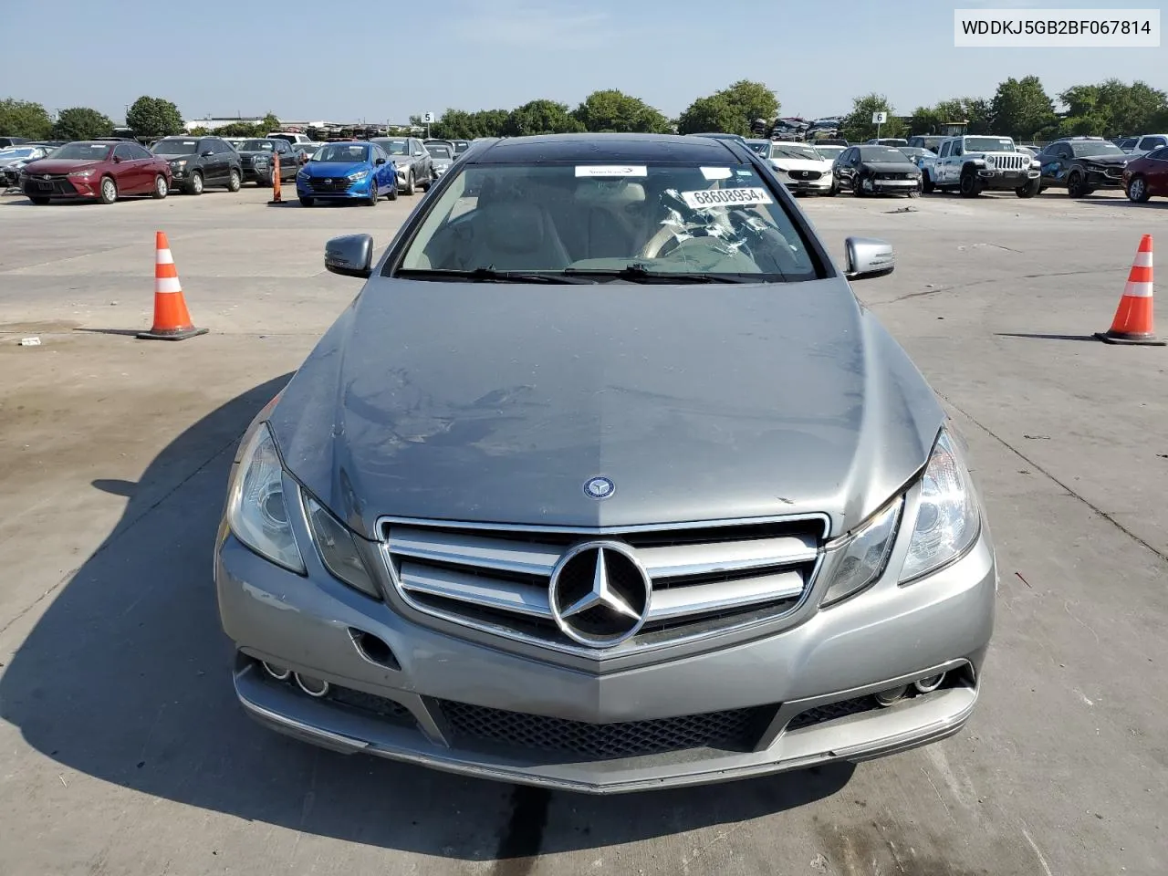 2011 Mercedes-Benz E 350 VIN: WDDKJ5GB2BF067814 Lot: 68608954