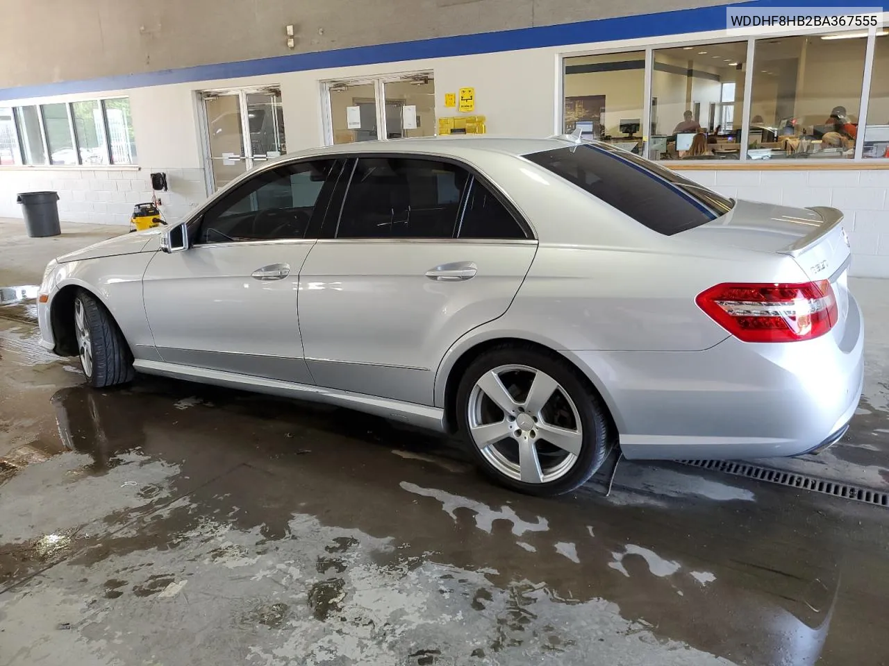 2011 Mercedes-Benz E 350 4Matic VIN: WDDHF8HB2BA367555 Lot: 69197064