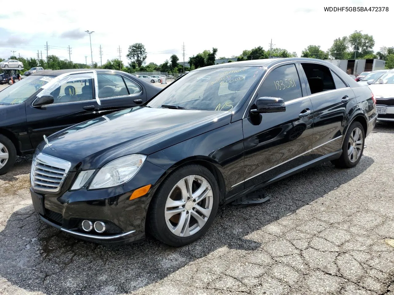 2011 Mercedes-Benz E 350 VIN: WDDHF5GB5BA472378 Lot: 69484884