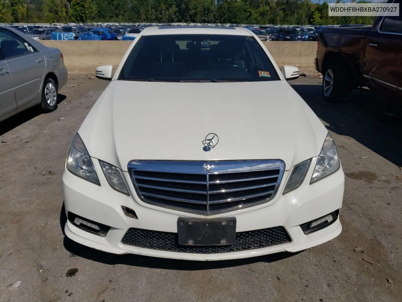 2011 Mercedes-Benz E 350 4Matic VIN: WDDHF8HBXBA270927 Lot: 69588564