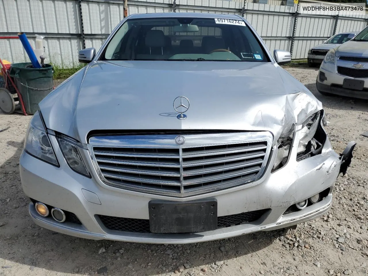 2011 Mercedes-Benz E 350 4Matic VIN: WDDHF8HB3BA473478 Lot: 69716274