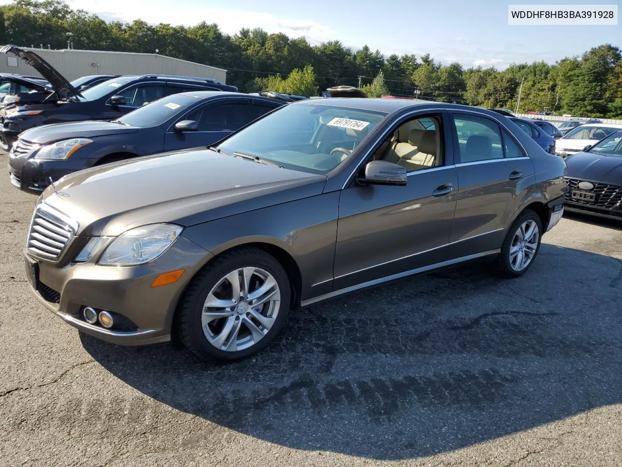 2011 Mercedes-Benz E 350 4Matic VIN: WDDHF8HB3BA391928 Lot: 69791764