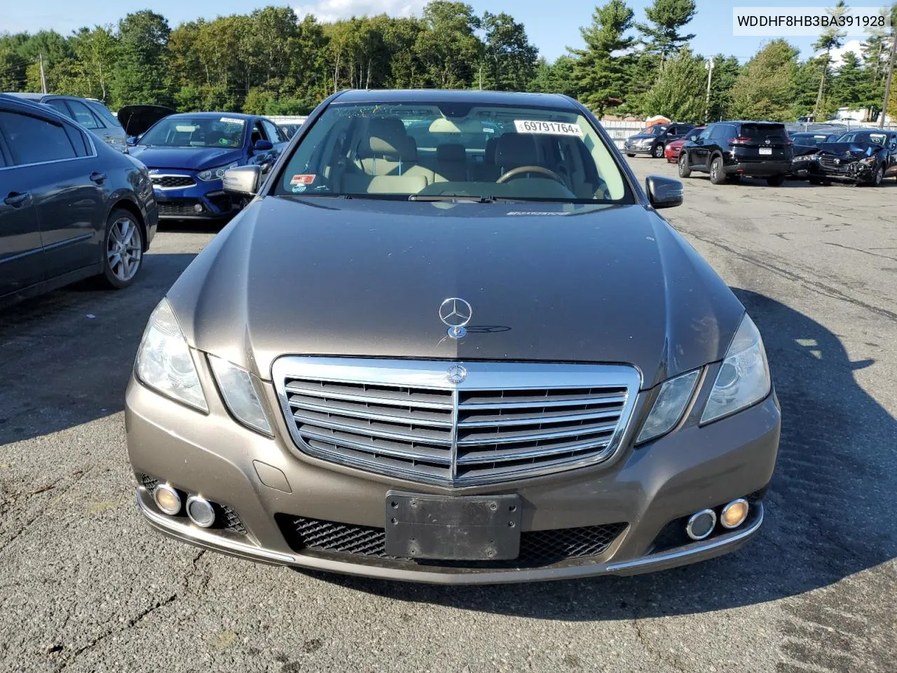 2011 Mercedes-Benz E 350 4Matic VIN: WDDHF8HB3BA391928 Lot: 69791764