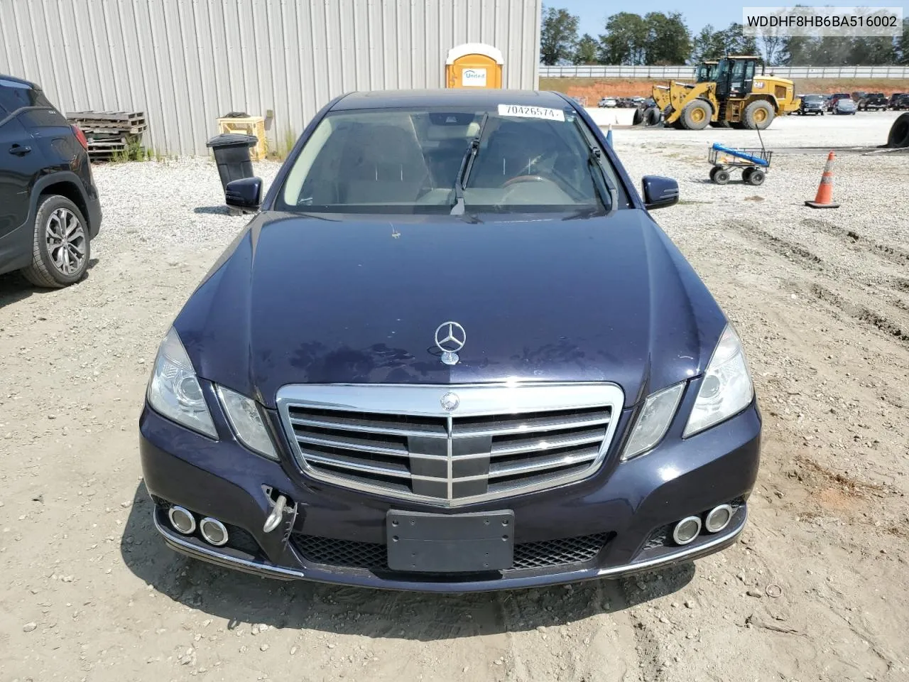 2011 Mercedes-Benz E 350 4Matic VIN: WDDHF8HB6BA516002 Lot: 70426574