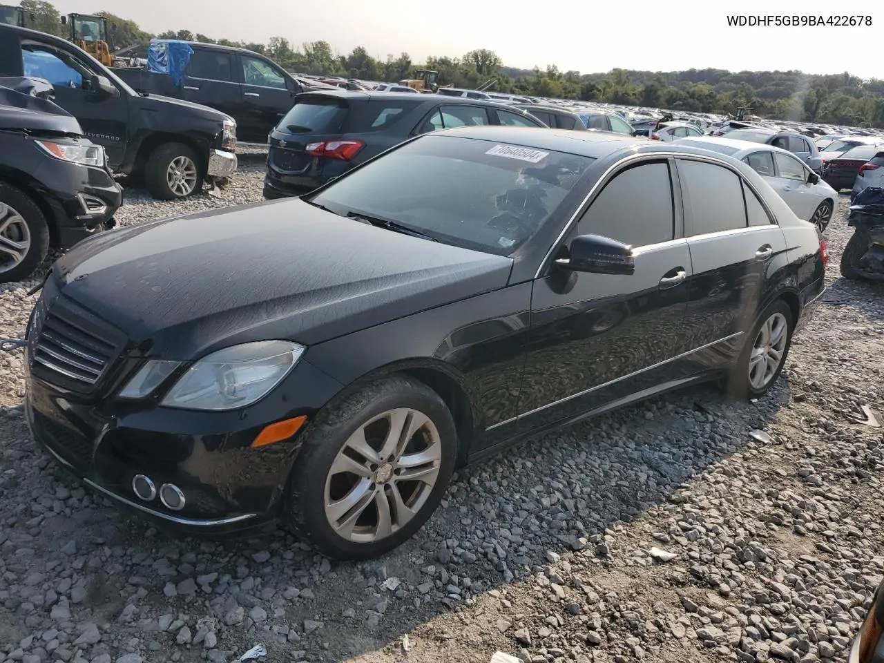 2011 Mercedes-Benz E 350 VIN: WDDHF5GB9BA422678 Lot: 70540504