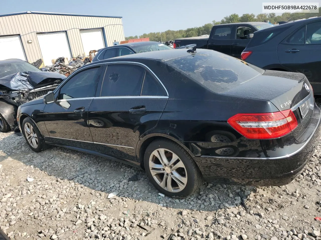 2011 Mercedes-Benz E 350 VIN: WDDHF5GB9BA422678 Lot: 70540504