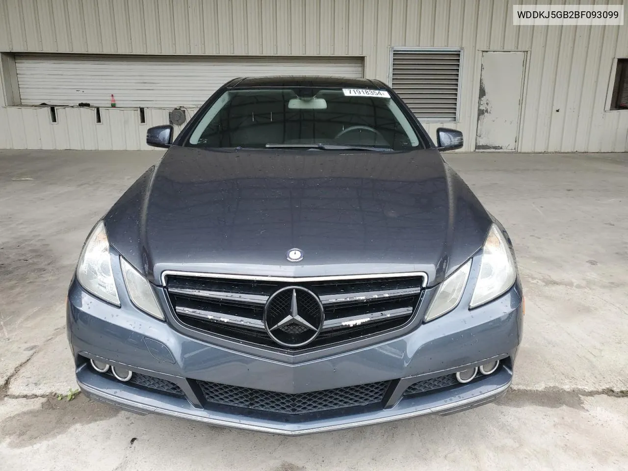 2011 Mercedes-Benz E 350 VIN: WDDKJ5GB2BF093099 Lot: 71918354