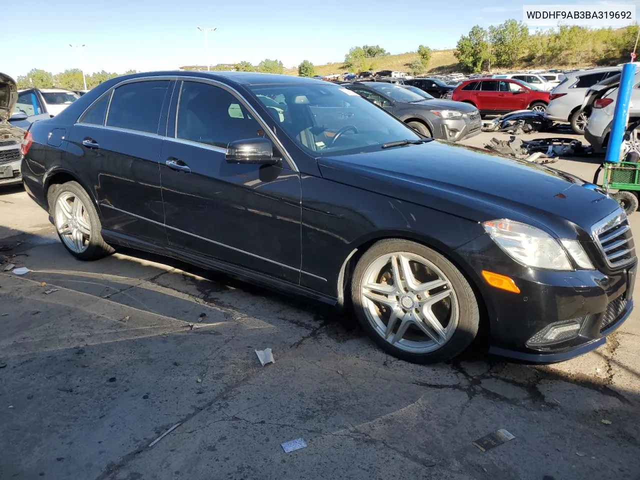 2011 Mercedes-Benz E 550 4Matic VIN: WDDHF9AB3BA319692 Lot: 72016374