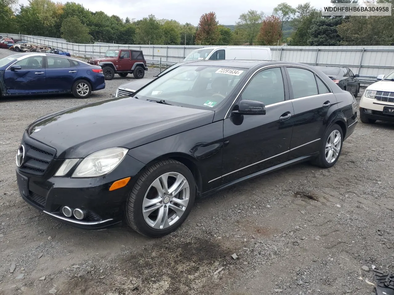 2011 Mercedes-Benz E 350 4Matic VIN: WDDHF8HB6BA304958 Lot: 72291634