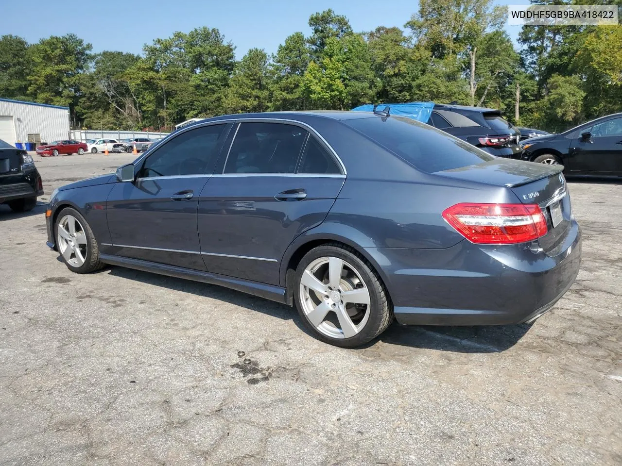 2011 Mercedes-Benz E 350 VIN: WDDHF5GB9BA418422 Lot: 72360734