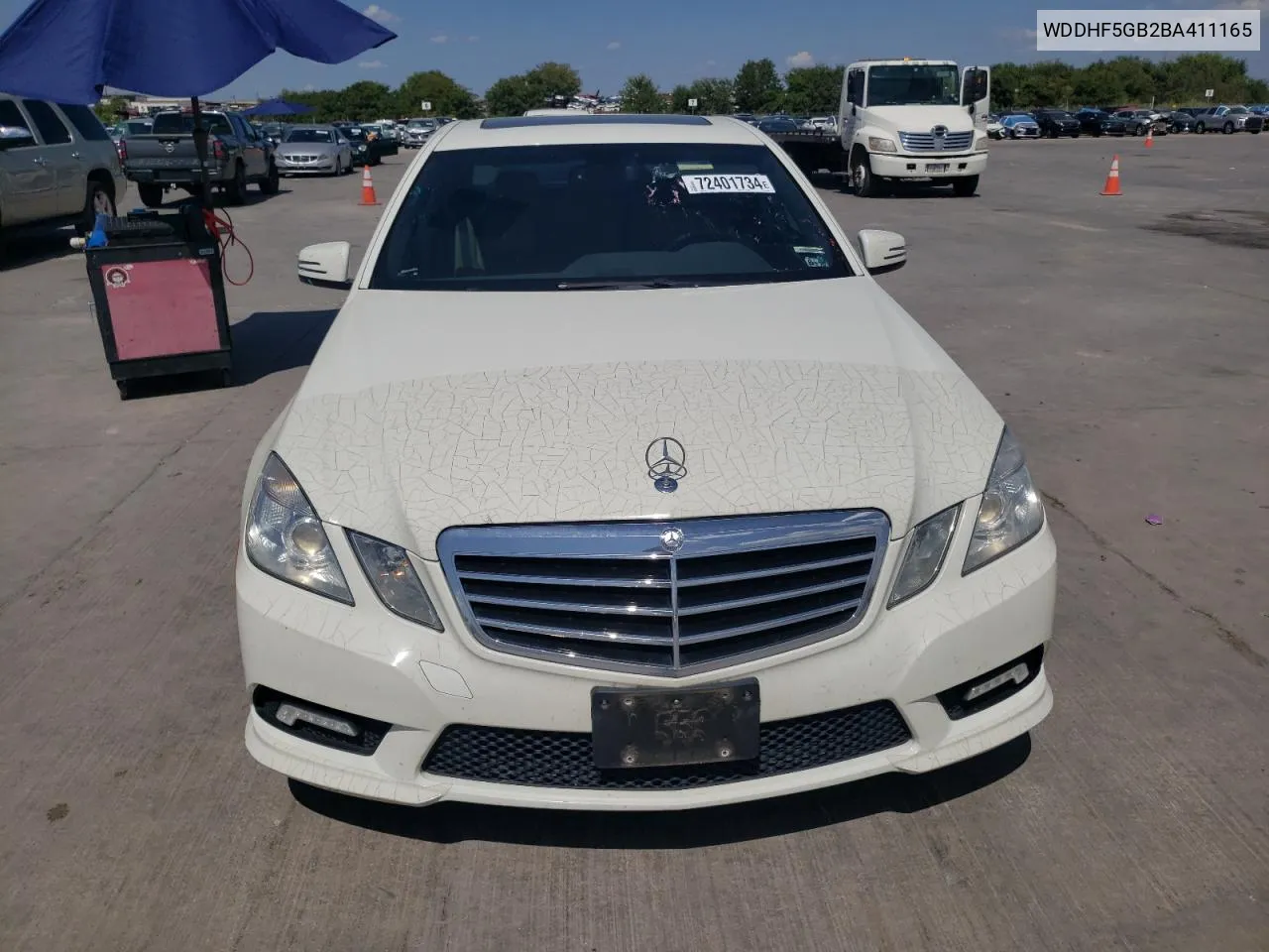 2011 Mercedes-Benz E 350 VIN: WDDHF5GB2BA411165 Lot: 72401734