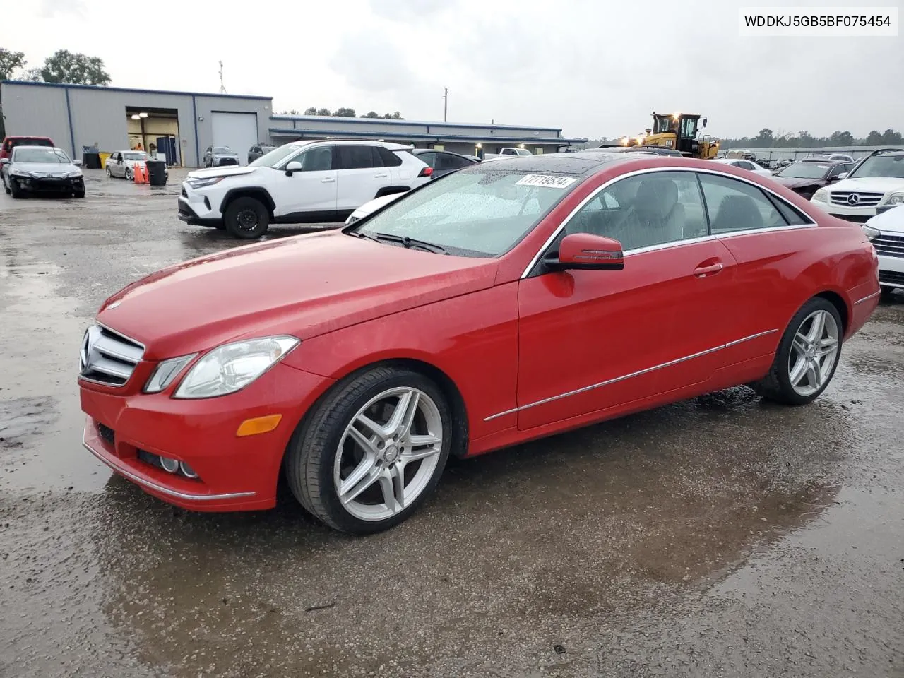 2011 Mercedes-Benz E 350 VIN: WDDKJ5GB5BF075454 Lot: 72719524