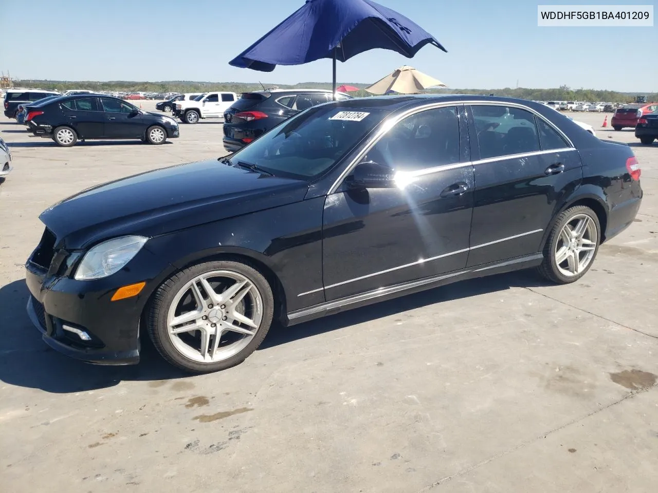 2011 Mercedes-Benz E 350 VIN: WDDHF5GB1BA401209 Lot: 72812784