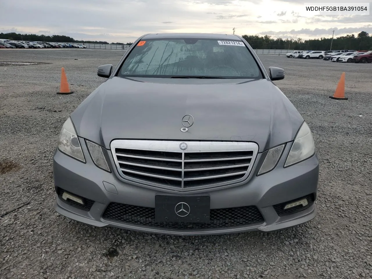 2011 Mercedes-Benz E 350 VIN: WDDHF5GB1BA391054 Lot: 72821214