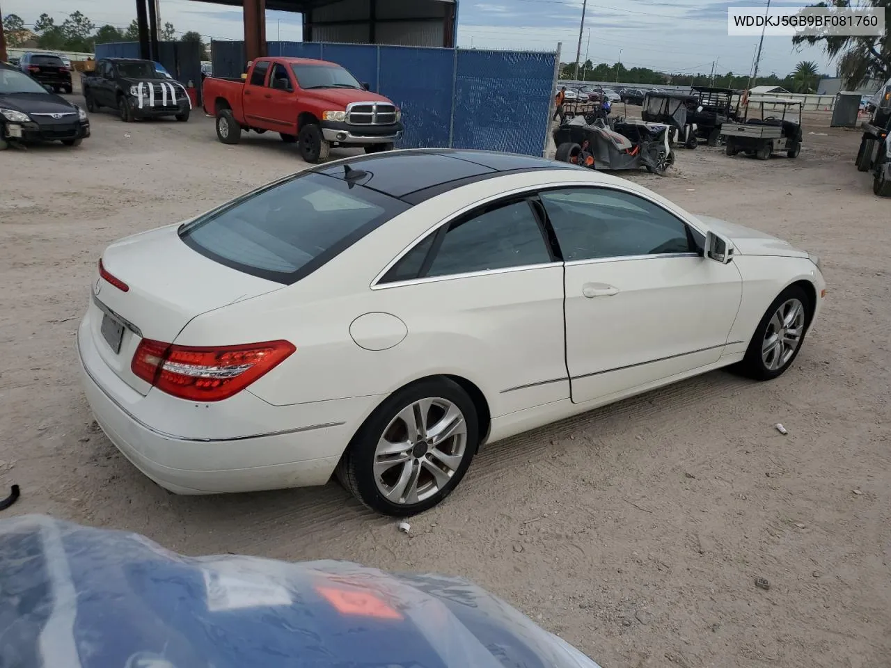 2011 Mercedes-Benz E 350 VIN: WDDKJ5GB9BF081760 Lot: 73059714