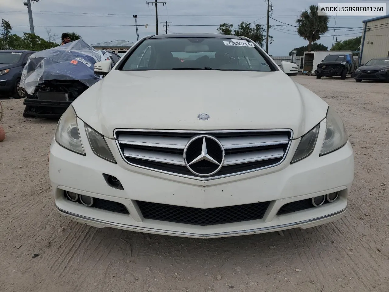 2011 Mercedes-Benz E 350 VIN: WDDKJ5GB9BF081760 Lot: 73059714