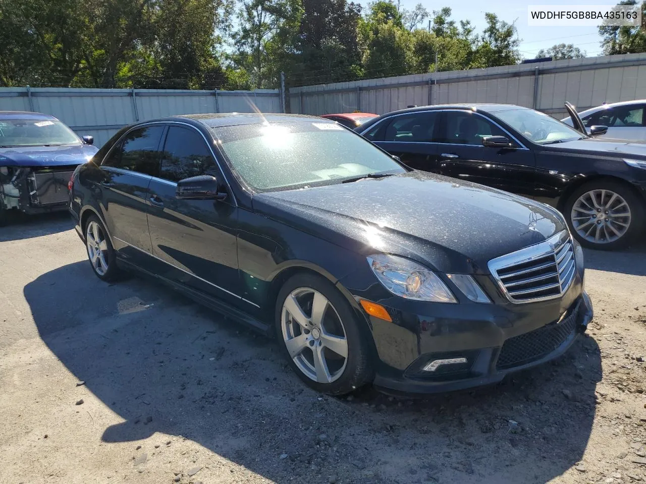 2011 Mercedes-Benz E 350 VIN: WDDHF5GB8BA435163 Lot: 73199744